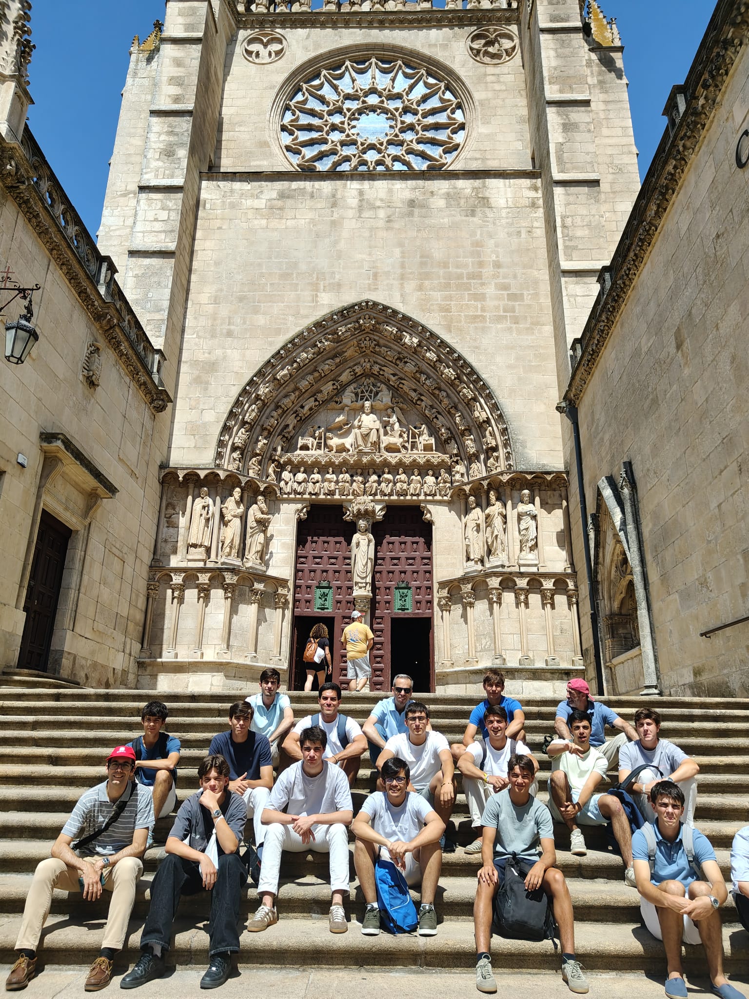 Amigos de Fontal durante una convivencia